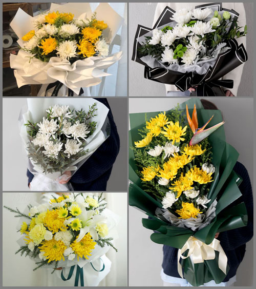 山东莱芜莱城区寨里镇后裴王村白事花束代送